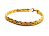 Bracelet Palm tree mesh bracelet Yellow gold 58 Facettes 1167359CD