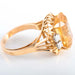 Bague 54 Bague citrine et ses 4 diamants 58 Facettes