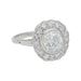 Bague 55 Bague marguerite en or blanc et diamants. 58 Facettes 31177