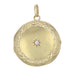 Antique medallion pendant in gold and diamond 58 Facettes 21-802A