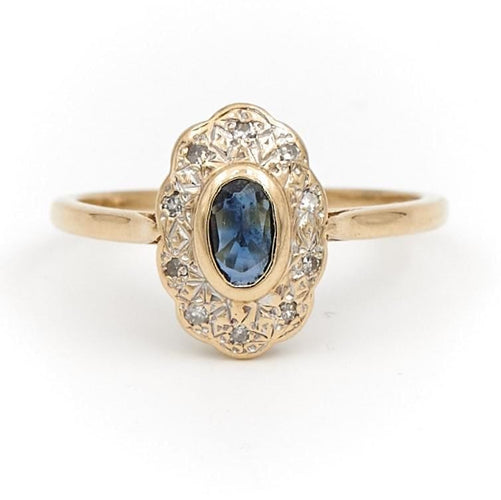 Bague 55.5 Bague Or jaune Saphir 58 Facettes 1856265CN