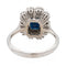 Bague 55 Bague Or blanc Saphir 58 Facettes 2602108CN