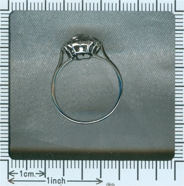 Bague 55 Bague de fiançailles en diamant 58 Facettes 16326-0047