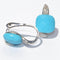 Boucles d'oreilles Boucles d'oreilles Pomellato modèle Capri en or gris et turquoise 58 Facettes