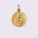 Yellow gold Virgin and Child vs Jesus scapular religious medal pendant 58 Facettes