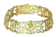 Bracelet Vintage gold white enamel bracelet attributed to Lucien Gautrait 58 Facettes 23086-0159