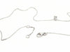 Necklace Necklace Chain + pendant White gold Diamond 58 Facettes 579136RV