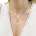 Necklace Chopard necklace, "Happy Square Diamond", yellow gold, diamond. 58 Facettes 33215
