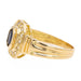Ring 53 Ring Yellow gold Sapphire 58 Facettes 2360847CN