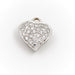 Pendentif Pendentif Coeur Or blanc Diamant 58 Facettes 1720114CN