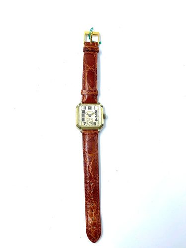 Montre Coin coupé de la montre Hamilton Square, 1927 58 Facettes