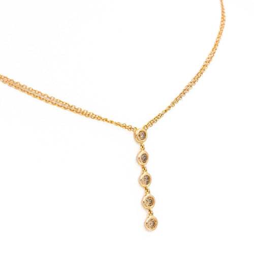 Collier Collier Or rose Diamant 58 Facettes 2328946CN