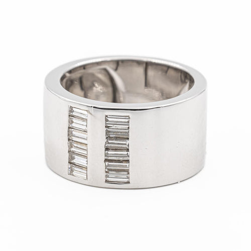 Bague 54 Bague Or blanc Diamant 58 Facettes 1968505CN