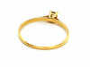 Ring 54 Solitaire Ring Yellow Gold Diamond 58 Facettes 1292339CN