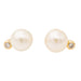 Earrings Yellow gold Pearl earrings 58 Facettes 2303216CN