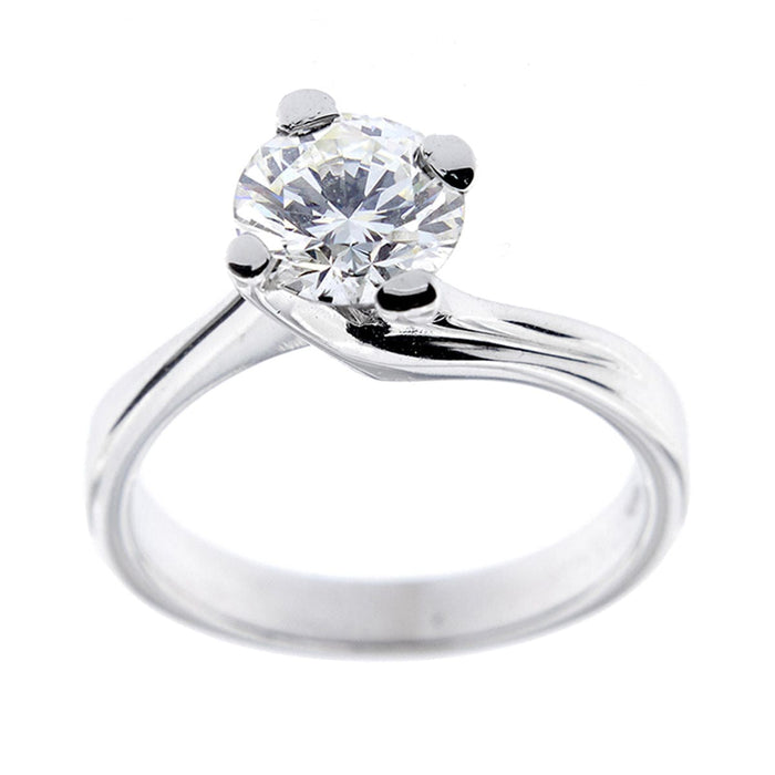 Bague 50 Bague solitaire diamant 1,20 ct 58 Facettes 12503