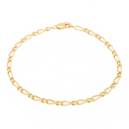 Bracelet Bracelet Figaro Or jaune 58 Facettes 2283459CN