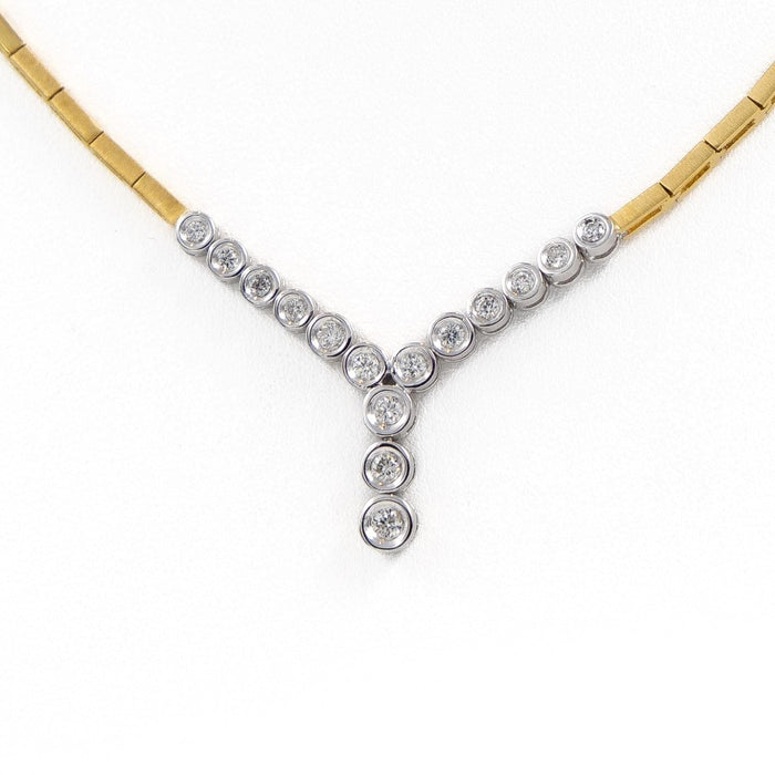 Collier Collier Or jaune Diamant 58 Facettes 2030943CN