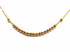 Necklace Ball chain necklace Yellow gold 58 Facettes 1752357CN