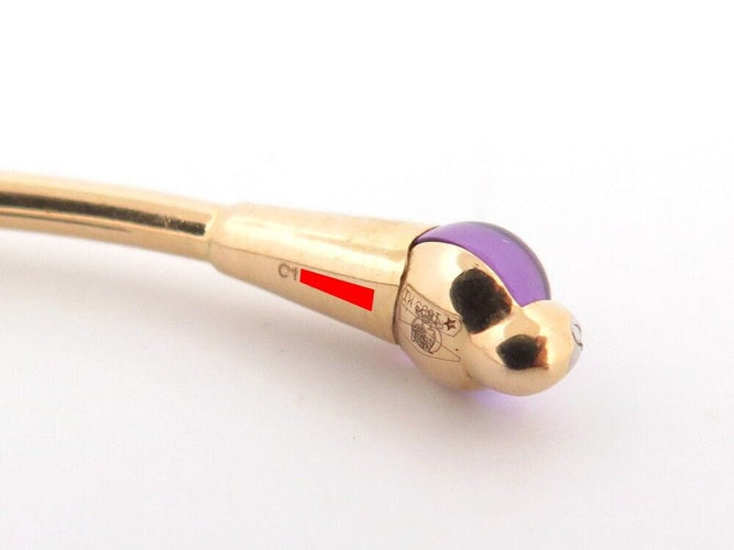 Bracelet bracelet POMELLATO m'ama non m'ama or jaune 18k diamants amethyste 58 Facettes 257554