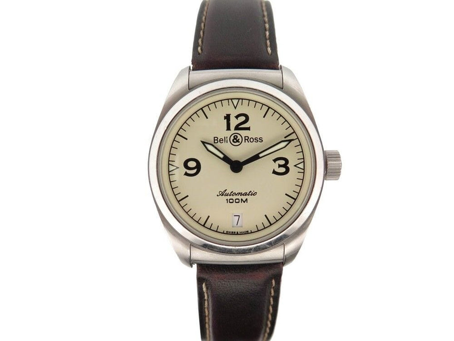 Montre vintage montre BELL & ROSS br210s pilot 34 mm automatique en acier 58 Facettes 252895