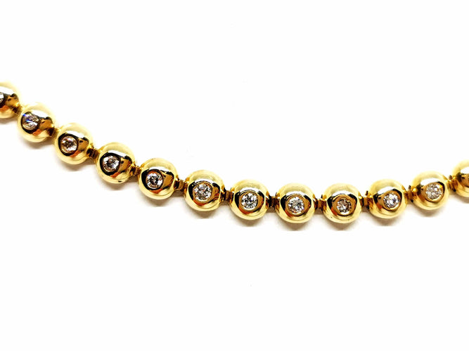 Collier Collier Or jaune Diamant 58 Facettes 1157624CN