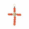 Pendentif Pendentif croix en perles de corail 58 Facettes 22-075