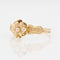Bague 58 Bague ancienne fleur or rose 58 Facettes 22-503