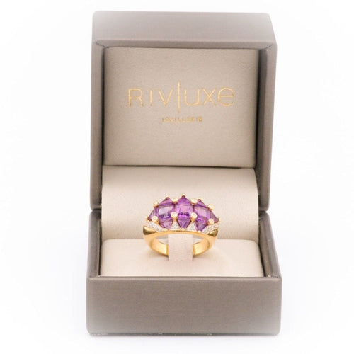 Bague 54 Bague Vintage Or jaune Améthyste 58 Facettes 1969305CN