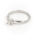 Ring 51 Platinum Diamond Solitaire Ring 58 Facettes 1692970CN