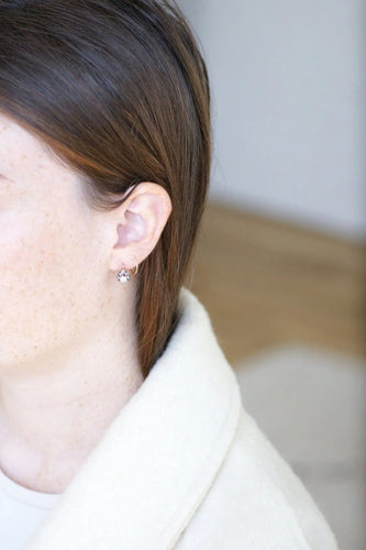 Boucles d'oreilles Boucles d'oreilles dormeuses diamants 0,50 Ct 58 Facettes