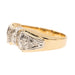 Ring 50.5 Art Deco Ring Yellow Gold Diamond 58 Facettes 1969311CN