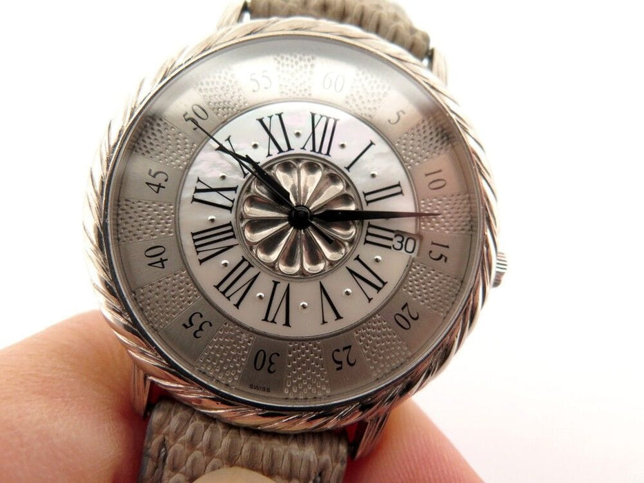 Montre vintage montre BUCCELLATI audacheron or blanc 18k 38 mm automatique 58 Facettes 255851