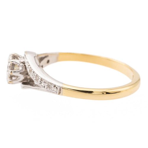 Bague 54 Bague solitaire or blanc Diamant 58 Facettes 2308982CN