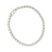 Bracelet Cartier line bracelet, “Lignes Essentielles”, platinum, diamonds. 58 Facettes 31146
