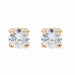 Boucles d'oreilles Boucles d'oreilles Puces Or jaune Diamant 58 Facettes 2295036CN