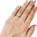 Solitaire ring accompanied by Boucheron, “Beloved”, platinum and diamonds. 58 Facettes 30950