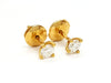 Earrings Stud earrings Yellow gold Diamond 58 Facettes 06432CD