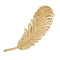Broche Broche plume d'or jaune 58 Facettes CVBR18A