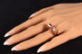Bague 56 Bague vintage or, rubis 58 Facettes 22349-0250