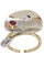 Bague BAGUE DE CRÉATEUR RUBIS ET DIAMANTS 58 Facettes 048131