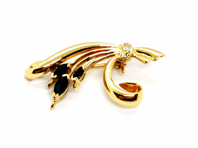 Broche Broche Or jaune Diamant 58 Facettes 1141229CD