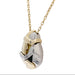 Necklace Fred x Miroslav Brozek necklace, "Le Couple", two golds. 58 Facettes 32385
