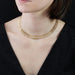 Necklace Vintage necklace in yellow gold 58 Facettes 22-532
