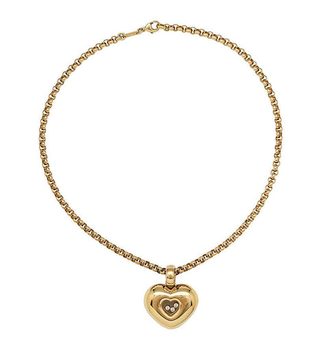Collier Collier Chopard "Happy Diamonds" en or jaune, diamants. 58 Facettes 31010