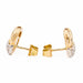 Earrings Stud earrings Yellow gold Diamond 58 Facettes 2284147CN