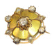 Brooch Gold brooch with diamonds 58 Facettes 22241-0392