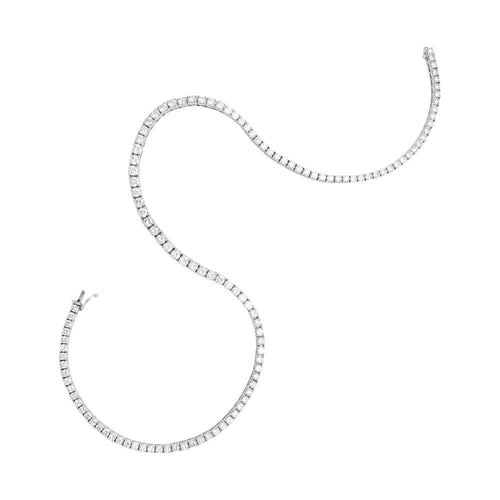 Collier Collier rivière diamants en or blanc. 58 Facettes 31821