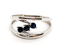 Ring 58 Ring White gold Sapphire 58 Facettes 1180544CD