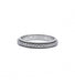 Bague 49 / Blanc/Gris / Or 750‰ Alliance Possession PIAGET 58 Facettes 220556R